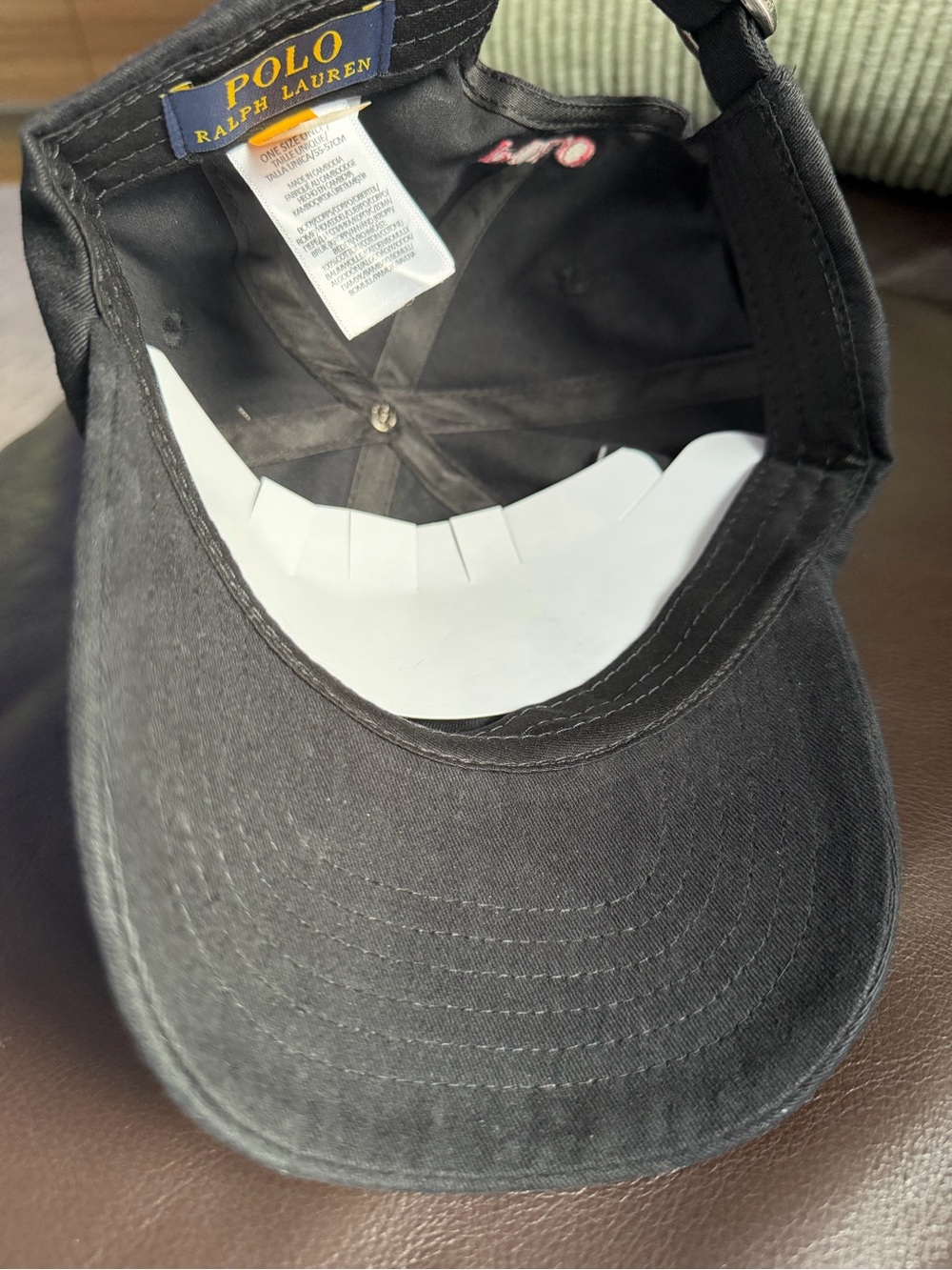 Polo Ralph Lauren Black Classic Baseball Cup Red Pony logo NWT - Picture 6 of 6